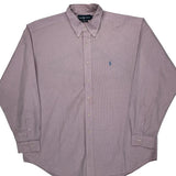 Blake Shirt Ralph Lauren Checked Shirt - XL Pink Cotton