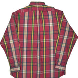 Blake Ralph Lauren Checked Shirt - Large Red Cotton