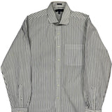 Tommy Hilfiger Striped Shirt - Medium Black & White Cotton