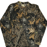 Fieldmaster Camo Long Sleeve T-Shirt - Medium Camo Cotton Blend