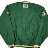 Packers Reebok Nfl Windbreaker - Medium Green Polyester