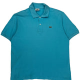 Lacoste Polo Shirt - XL Blue Cotton