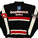 Dale Earnhardt Jr. Goodwrench Chase Authentics Nascar Bomber Jacket - Large Black Cotton