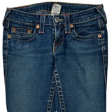 True Religion Contrast Stitch Jeans - 29W US 4 Dark Wash Cotton