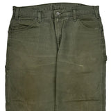 Dickies Carpenter Pants - 36W 30L Green Cotton