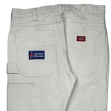 Dickies Carpenter Pants - 32W 31L White Cotton