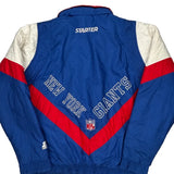 New York Giants Starter Nfl Windbreaker - Medium Blue Nylon