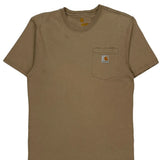 Original Fit Carhartt T-Shirt - Small Brown Cotton