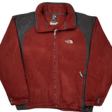 The North Face Fleece Jacket - XL Red Polyester
