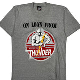 Niagara Falls Thunder Screen Stars Single Stitch T-Shirt - Large Grey Cotton Blend