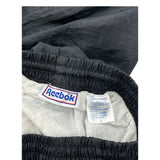 Reebok Tracksuit - Large Black Nylon