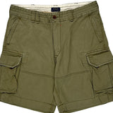 Polo By Ralph Lauren Cargo Shorts - 36W 9L Green Cotton