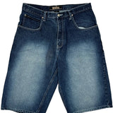 Webs Denim Shorts - 34W 11L Dark Wash Cotton