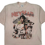 Neymar Da Silva Santos Shaka Wear Football T-Shirt - Medium Pink Cotton