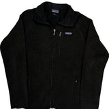 Patagonia Fleece Jacket - Medium Black Polyester