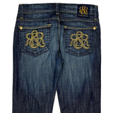 Rock & Republic Boot Cut Jeans - 27W US 2 Blue Denim