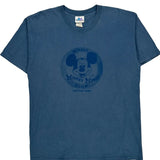 Mickey Mouse Club Disney Graphic T-Shirt - Large Blue Cotton