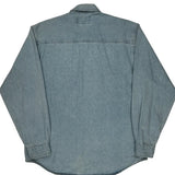 Harley Davidson Denim Shirt - Large Blue Cotton