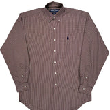 Blake Ralph Lauren Checked Shirt - Large Green Cotton