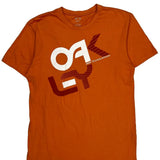 Thermonuclear Protection Oakley Slim Fit T-Shirt - Large Orange Cotton