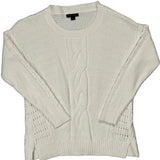 Tommy Hilfiger Sweater - Small White Cotton