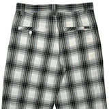 Calvin Klein Checked Shorts - 34W 10L Black & White Cotton