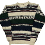 Northwest Territory Striped Sweater - Large Multicoloured Cotton