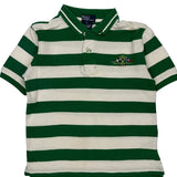 Age 6 Polo By Ralph Lauren Striped Polo Shirt - XS Green Cotton