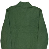 Polo By Ralph Lauren 1/4 Zip - Large Green Cotton