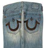 True Religion Boot Cut Jeans - 34W 31L Light Wash Cotton