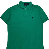 Polo By Ralph Lauren Polo Shirt - Large Green Cotton