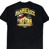 Live Free Ride Hard Harley Davidson Graphic T-Shirt - XL Black Cotton