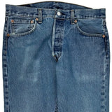 501 Levis Jeans - 33W 28L Blue Denim