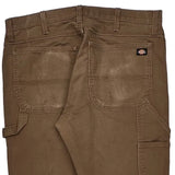 Dickies Carpenter Pants - 34W 29L Brown Cotton