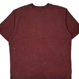 Carhartt T-Shirt - 2XL Burgundy Cotton