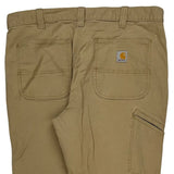 Carhartt Double Knee Carpenter Trousers - 38W 32L Khaki Cotton