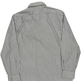 Polo By Ralph Lauren Striped Shirt - Medium Black & White Cotton