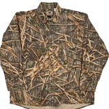 Mossy Oak Camo Shirt - 2XL Khaki Cotton