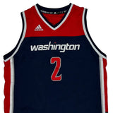 Washington Wizards Adidas #2 Wall Jersey - Large Navy Polyester