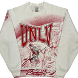 Unlv Fruit Of The Loom Graphic Sweatshirt - Large Red Cotton