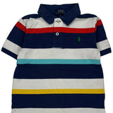 Age 6 Polo By Ralph Lauren Striped Polo Shirt - XS Multicoloured Cotton