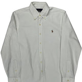 Ralph Lauren Shirt - Medium White Cotton