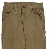 Wrangler Carpenter Trousers - 32W 32L Khaki Cotton