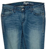 Unbranded Boot Cut Jeans - 34W UK 12 Blue Cotton