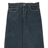 Unbranded Wide Leg Jeans - 33W 30L Dark Wash Cotton