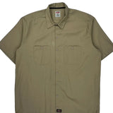Dickies Short Sleeve Shirt - 2XL Khaki Polyester Blend