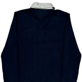 Tommy Hilfiger Rugby Shirt - Small Navy Cotton