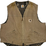Carhartt Gilet - XL Brown Cotton