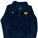 University Of Michigan Adidas College Fleece - Medium Blue Polyester