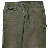 Dickies Carpenter Pants - 34W 29L Green Cotton